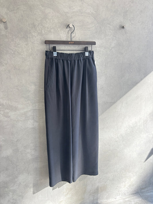 ピーチポプリンサイドテープワイドパンツ/trois