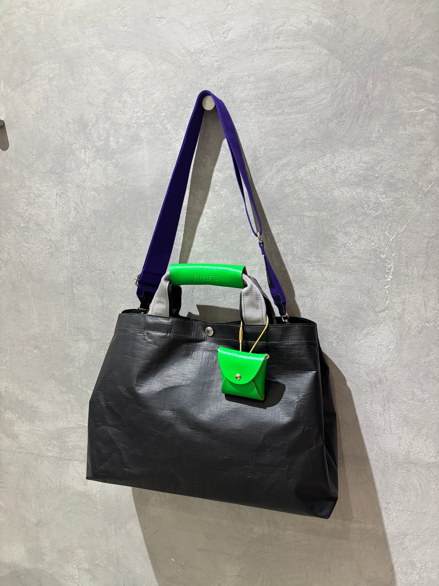 【予約販売】グレー×ブラック(本体:ブラック)/FACTORY OMOTO/BASIC TOTE