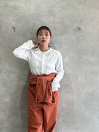 ダブルガーゼノーカラーシャツ/LE MÉLANGE