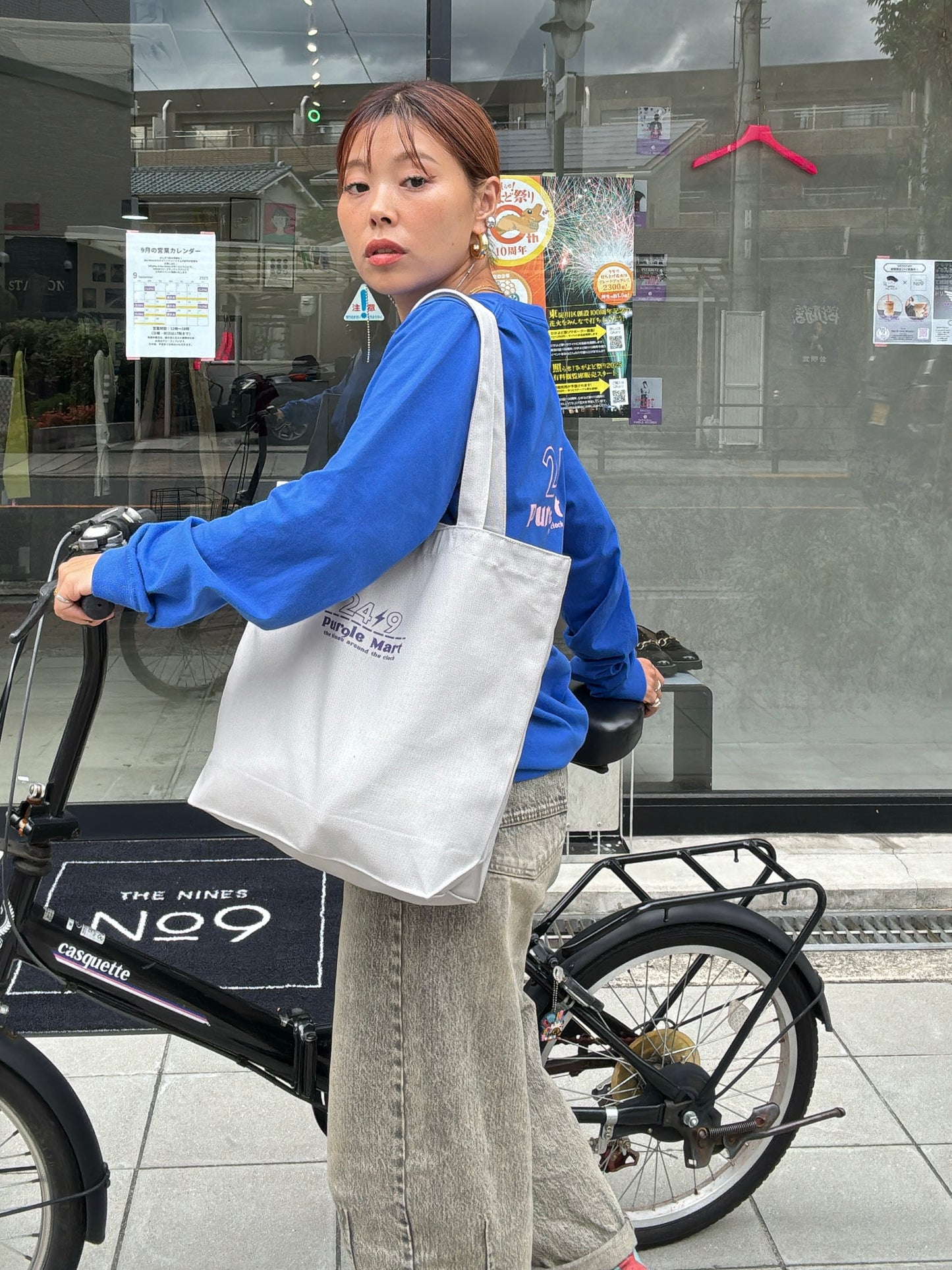 受付終了【予約販売】PURPLE MART⚡︎キャンバストートーバッグ/the Nines