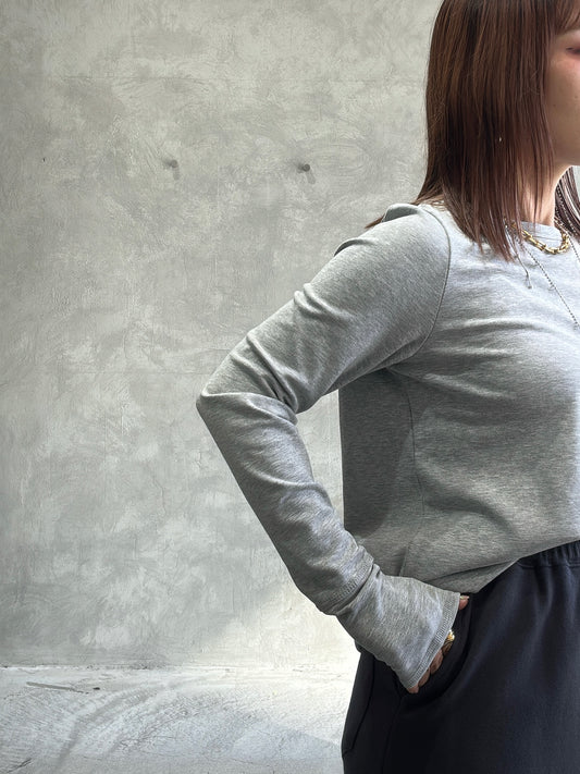 あったか無地ロングスリーブトップス/ANNA KERRY