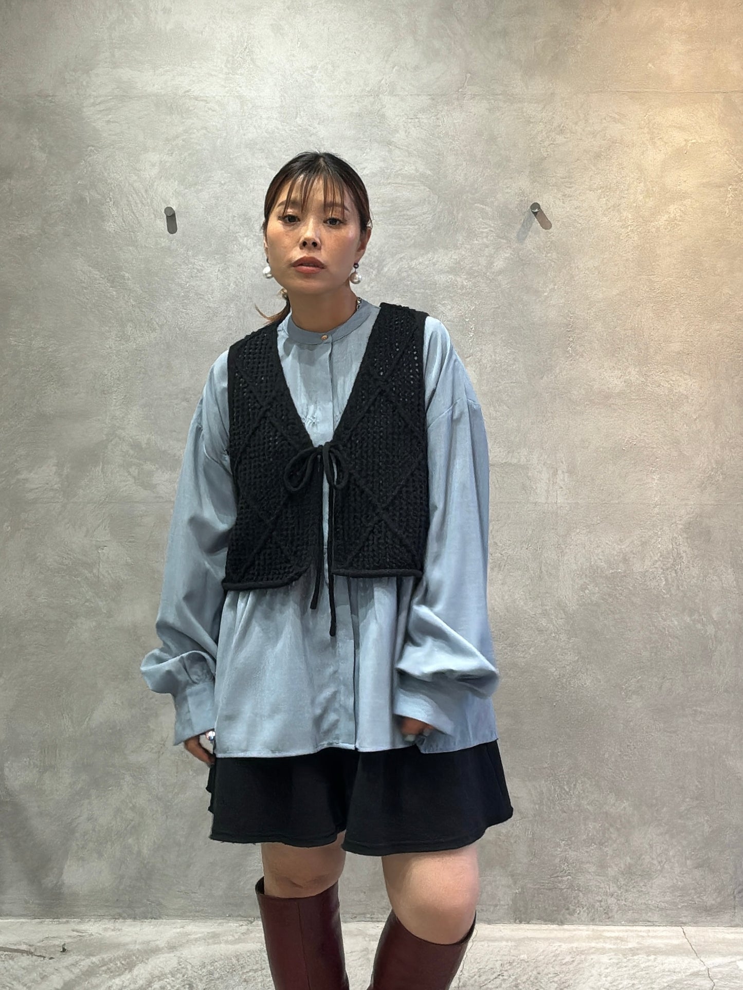 裏起毛フレアショーパン/VERSEAU