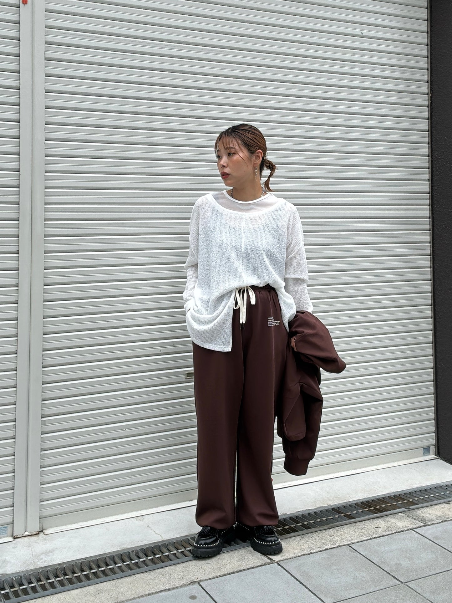 チュールコンビフロントトップス/CYAN tokyo