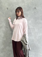 スタンドネックあったかロンT/ANNA KERRY