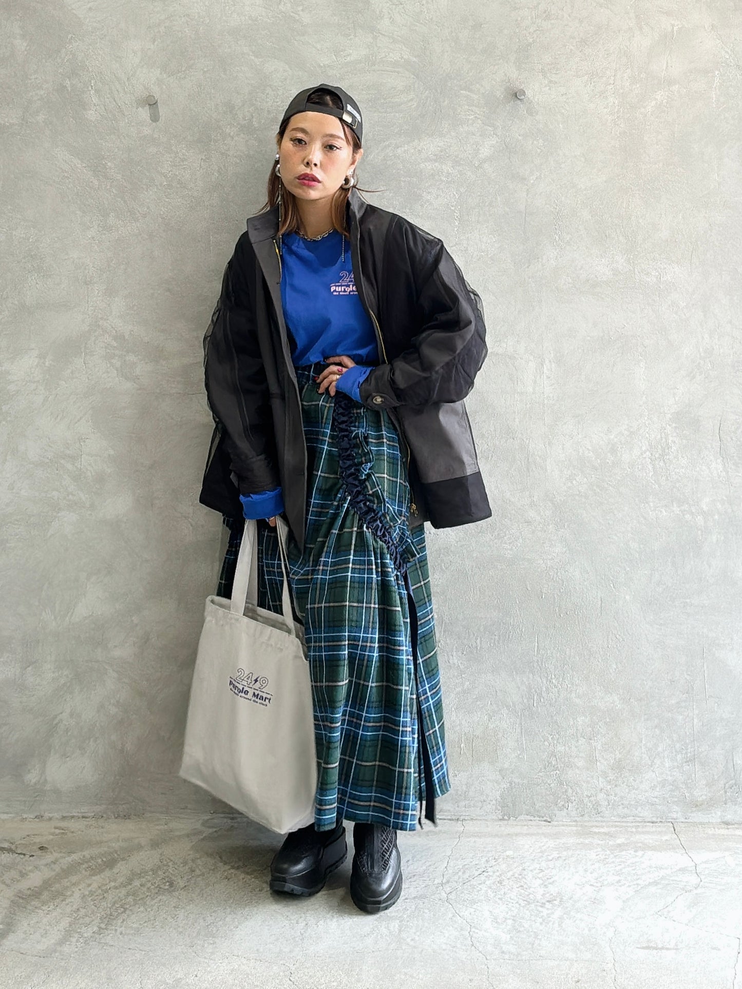 タータンチェックスカート/MIA ASTERISM