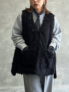 バックオーバーカーリーファーベスト/CYAN TOKYO