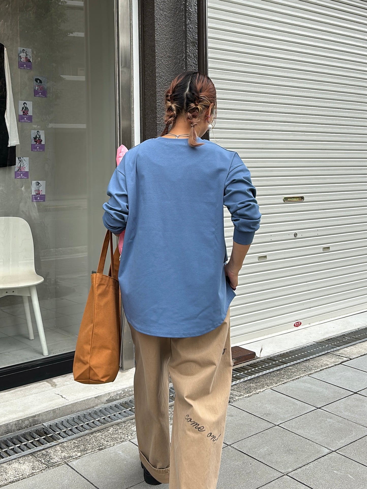 刺繍ロゴカットソー/Anna Kerry