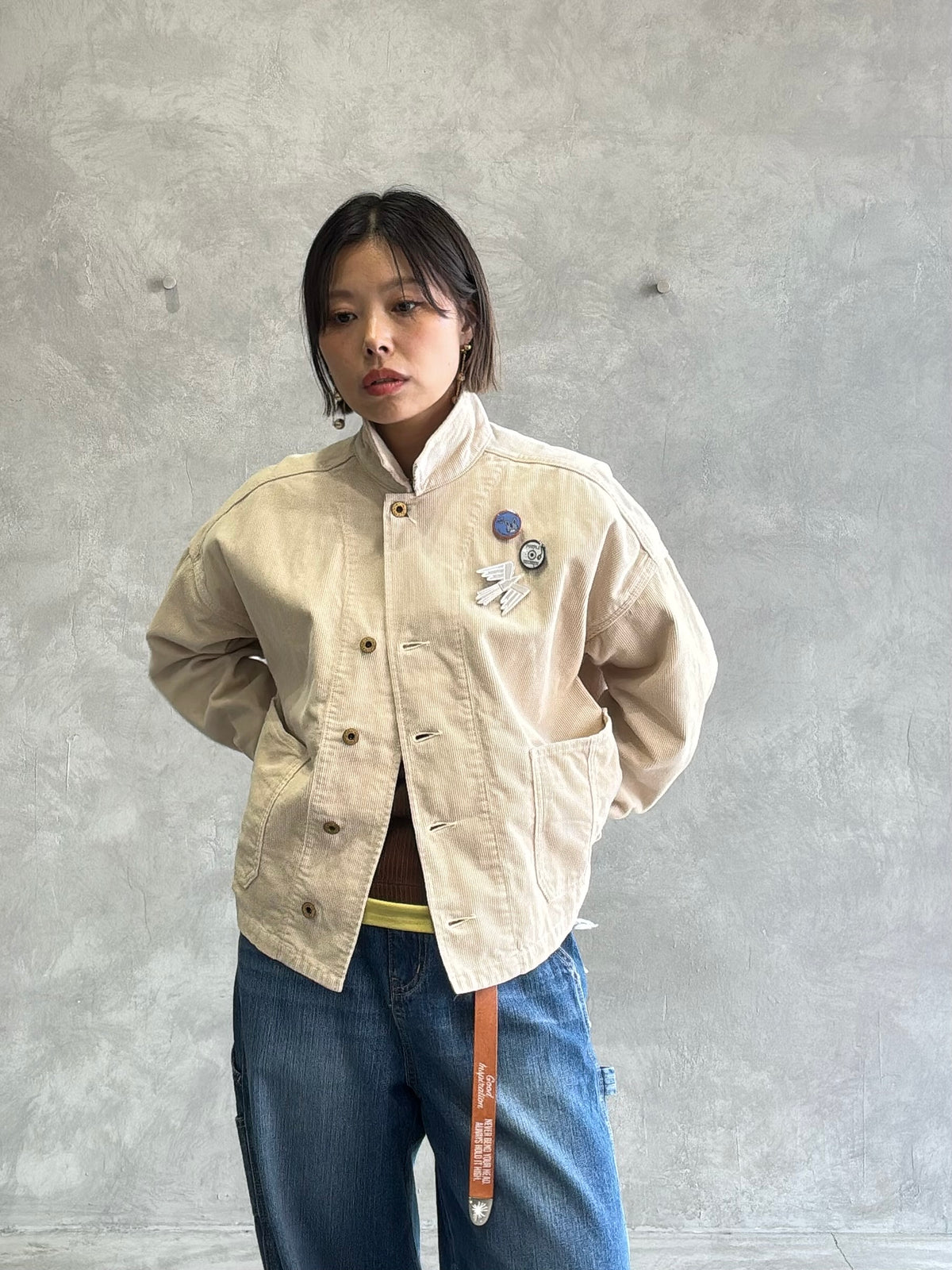 コットンコーデュロイカバーオール／#8643803／LE MÉLANGE／2026 AW #1