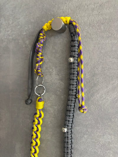⭐︎コラボ【予約販売】Rétro PURPLE／レトロパープル（パープル×イエロー）2way仕様スマホショルダー／ホイップウェーブ＆パール／受注生産
