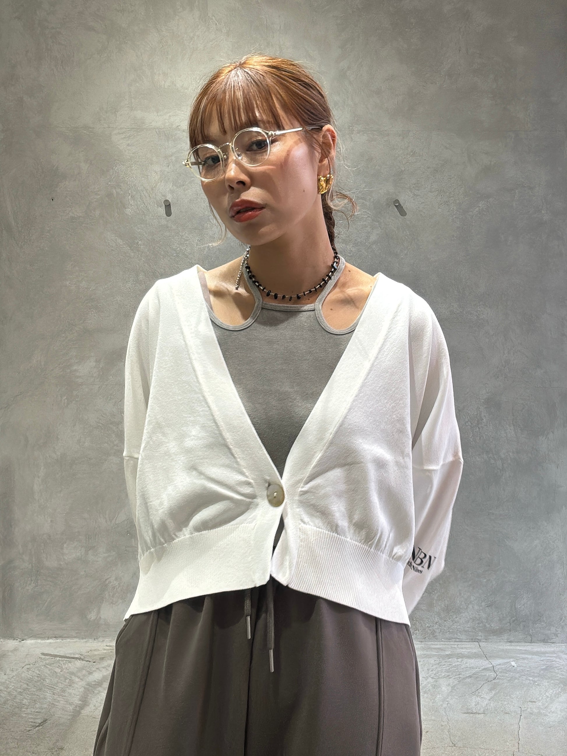 シングルボタン⚡︎カーディガン／No.9-the Nines-