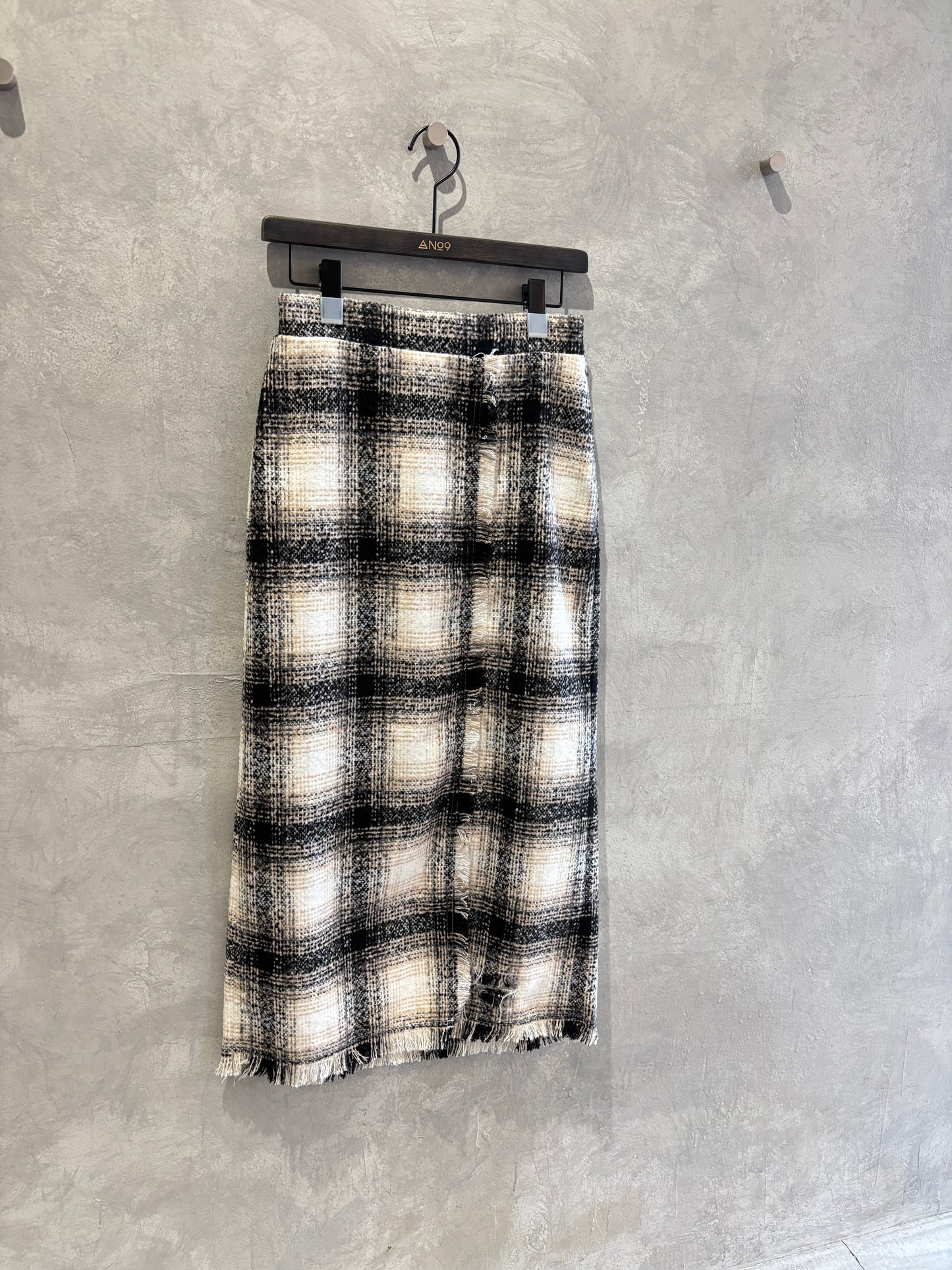 クラッシュツイードタイトスカート／the Nines