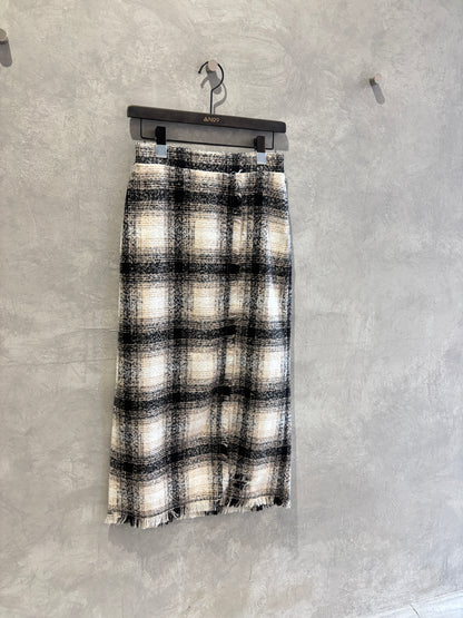 クラッシュツイードタイトスカート／the Nines