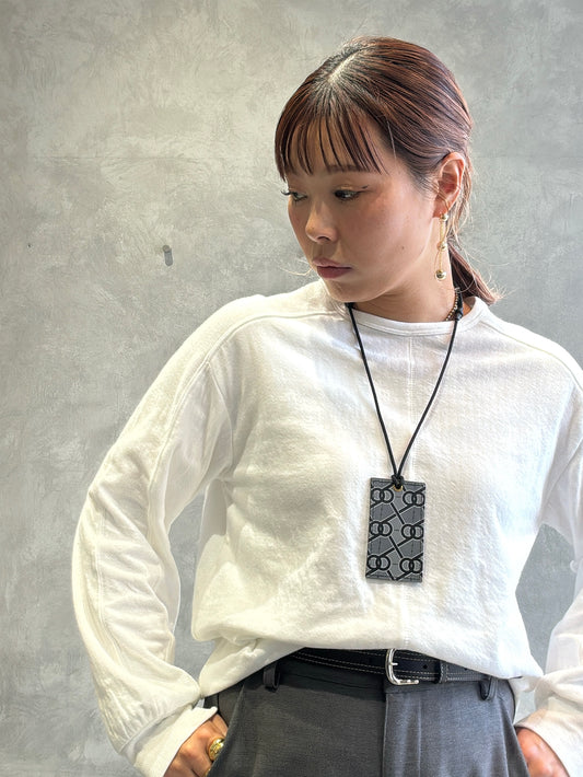 異素材ミックスカットソー／Dignite collier