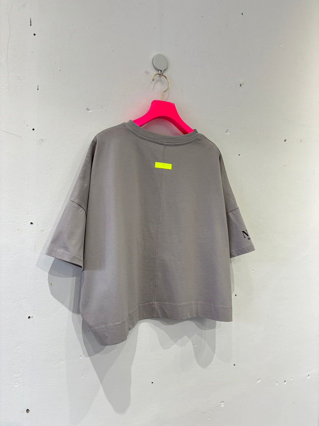 ショート丈ドライタッチTシャツ／No.9-the Nines-