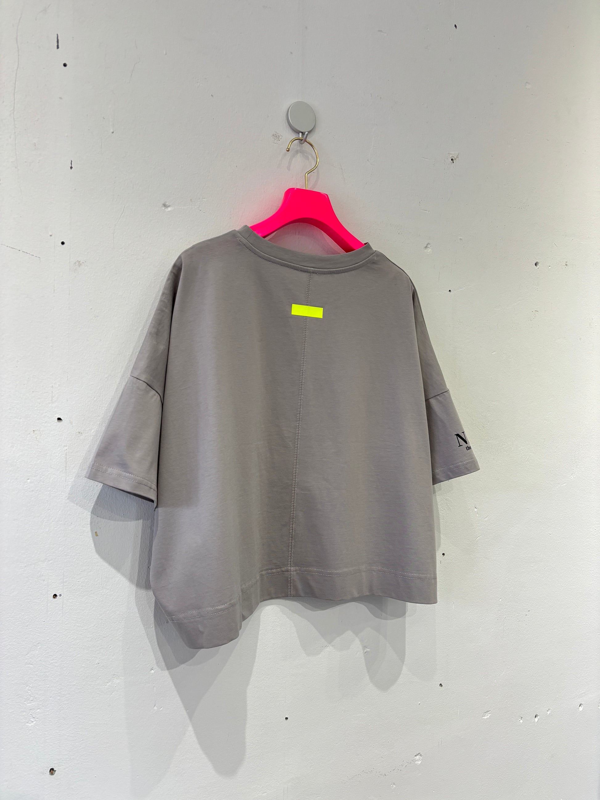 ショート丈ドライタッチTシャツ／No.9-the Nines-