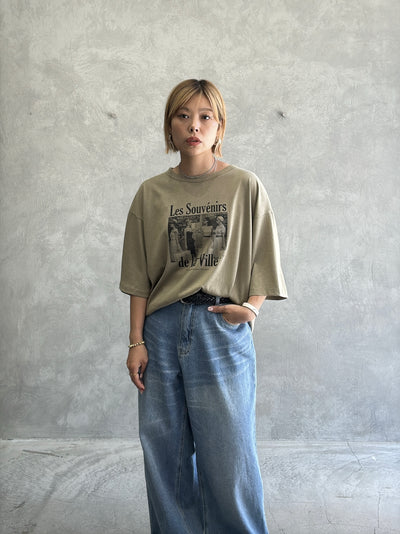 受付終了【予約販売】Les Souvenirs シアー天竺Tシャツ／ING