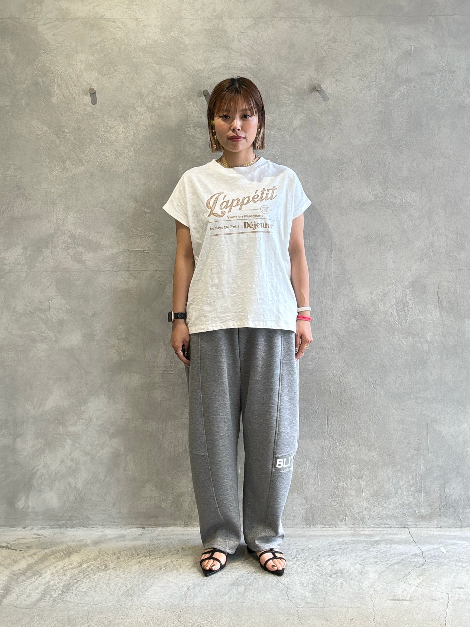 【予約販売】LappetitゆるフレンチスラブTシャツ／ING