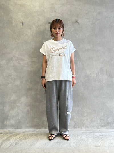 受付終了【予約販売】LappetitゆるフレンチスラブTシャツ／ING