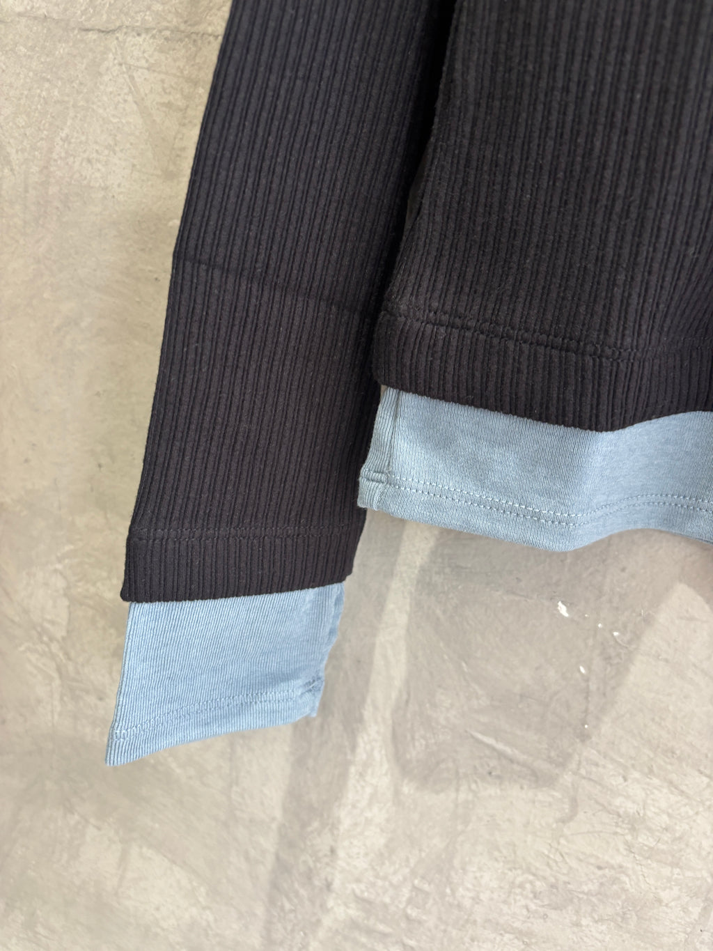 【予約販売】レイヤード調ヘンリーネック／le vent souffle