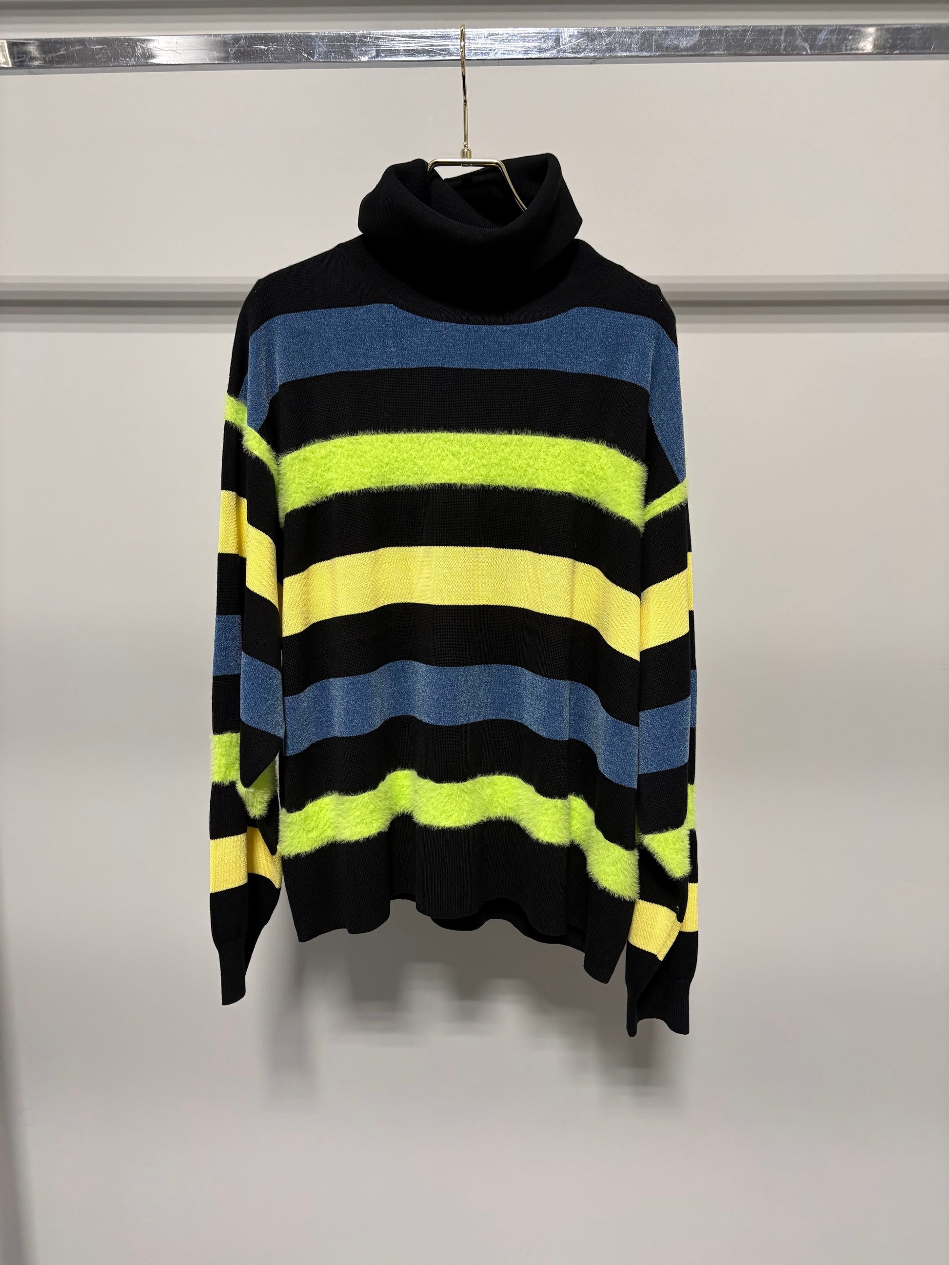 【予約⚡︎販売】異素材ボーダータートルニット／MG KN-26120-A／MARGAUX VINTAGE／2026 AW＃2