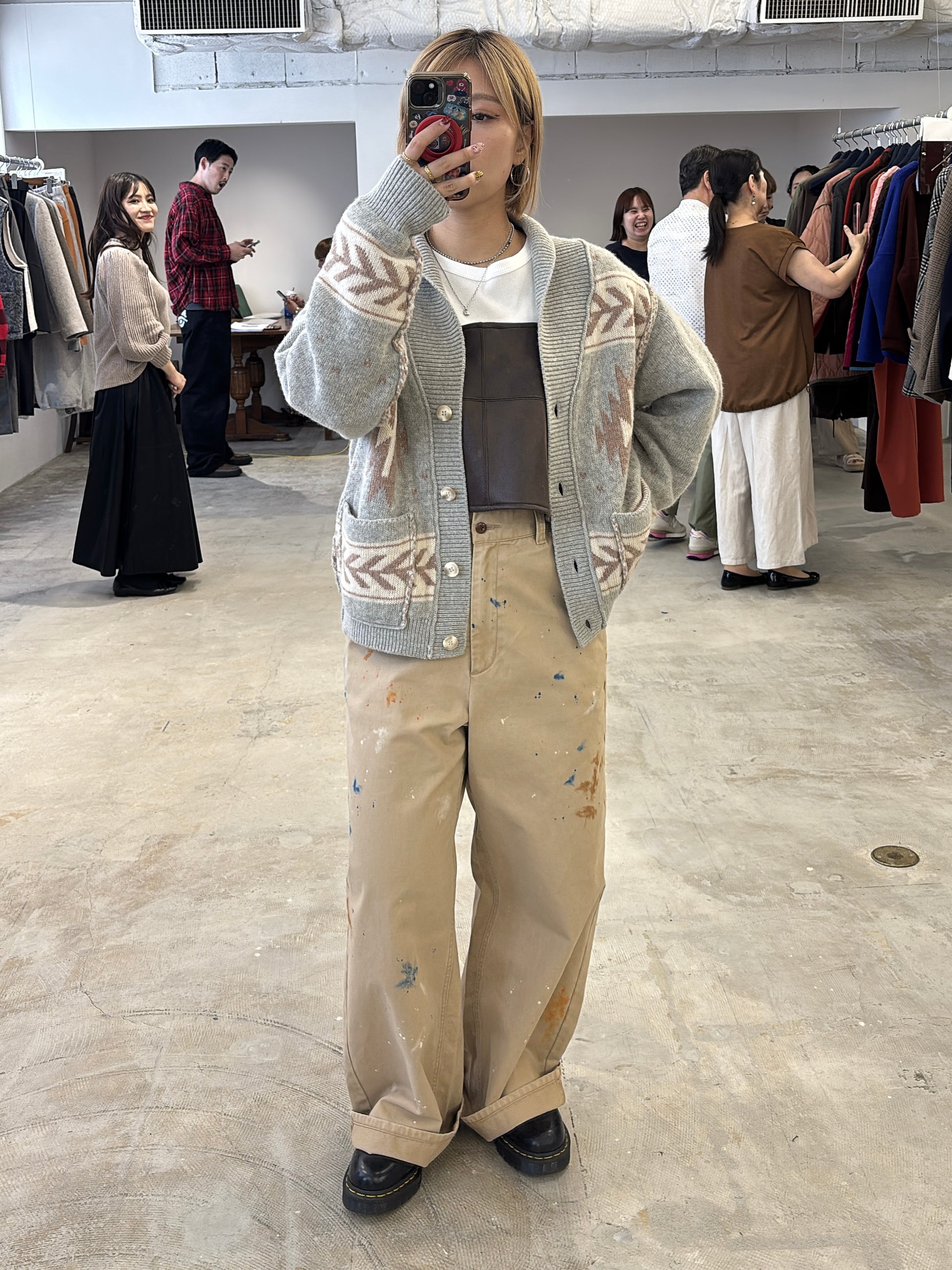 【予約⚡︎販売】ペイントチノパンツ／8653501／LE MÉLANGE／2026 AW #2