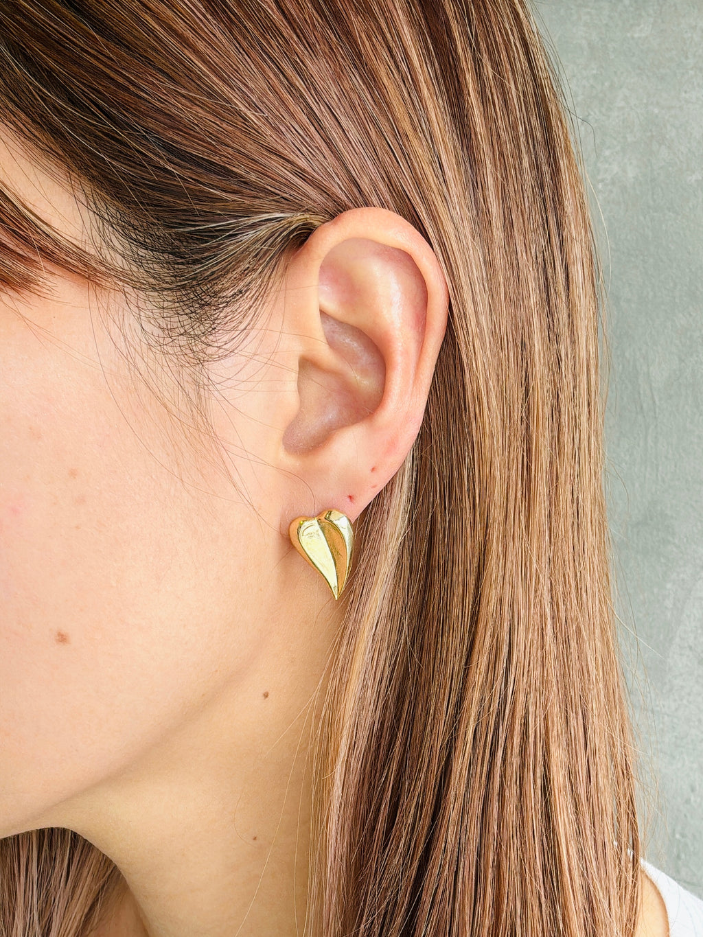 【予約販売】ソリッドハートピアス