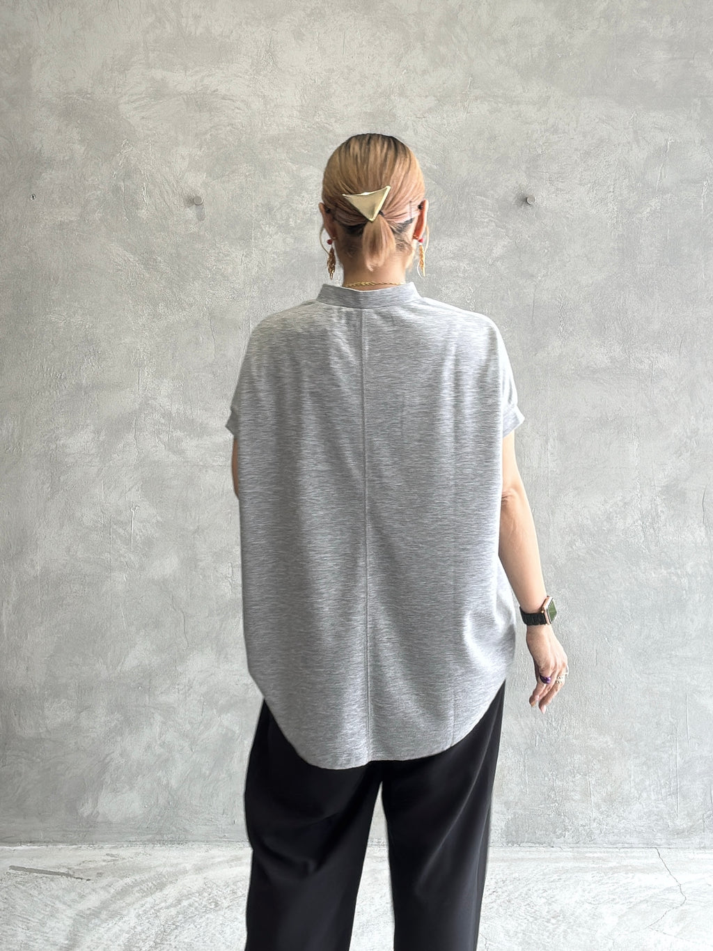 フロントジップカットソー／MG CT-26104-A／MARGAUX VINTAGE／2026 AW＃1
