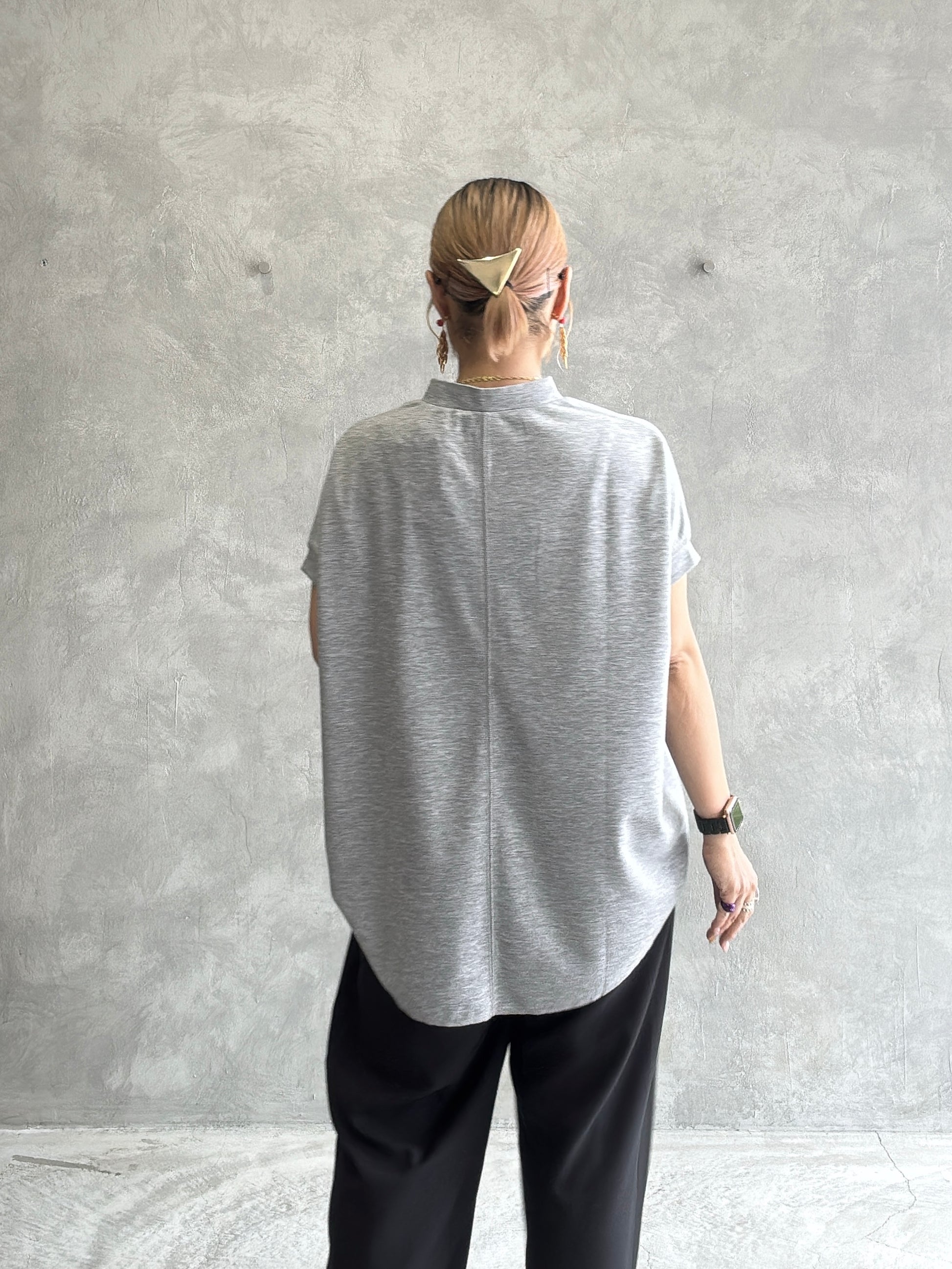 フロントジップカットソー／MG CT-26104-A／MARGAUX VINTAGE／2026 AW＃1