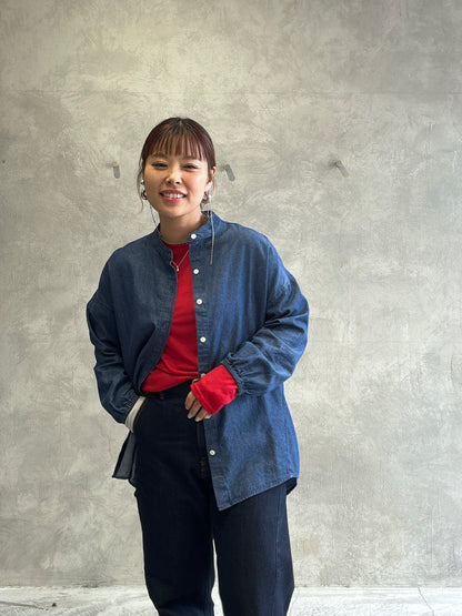 バイカラーインナーニット／LHELBIE