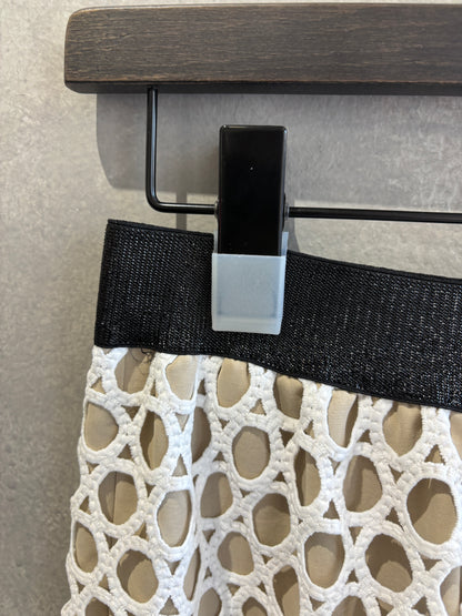 メッシュレイヤードパンツ／LHELBIE