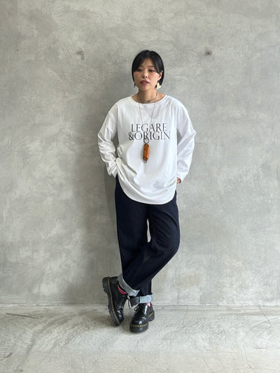 ロゴプリントロンT／Anna Kerry