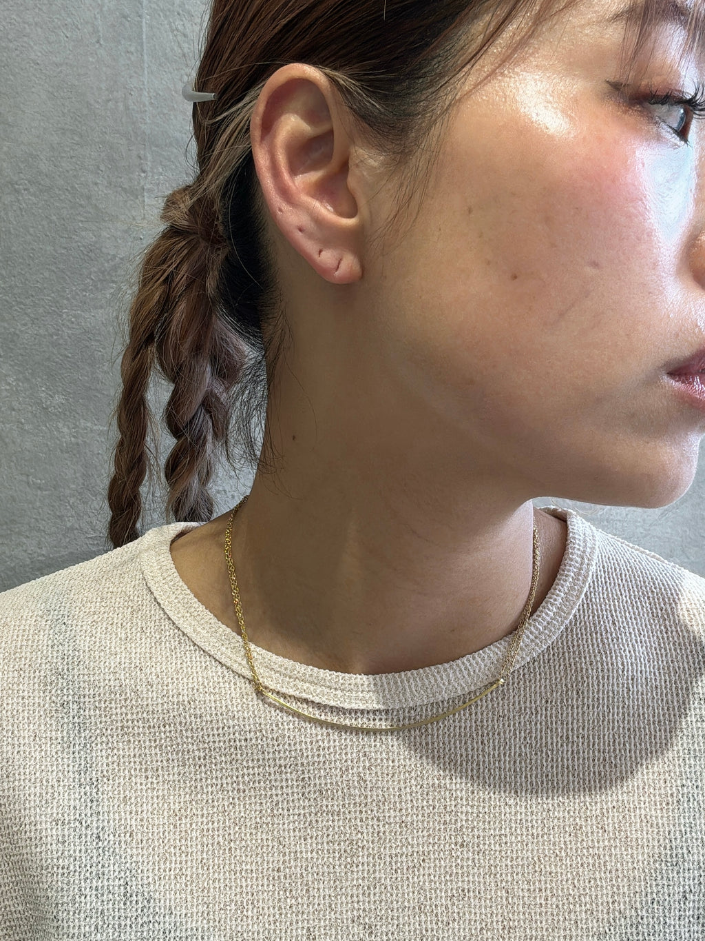 【予約販売】カーブバーネックレス