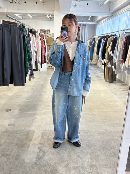 受付終了【予約販売】ダンガリーシャツ／8613202・8613201／LE MÉLANGE