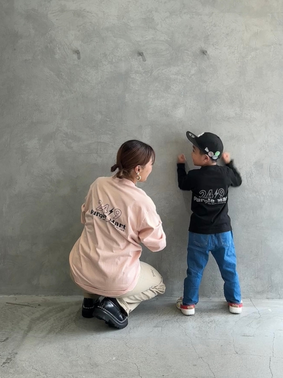 受付終了【予約販売】PURPLE MART⚡︎キッズロンT／the Nines