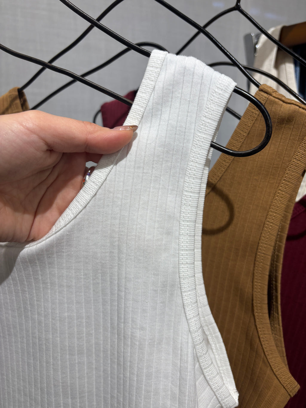 受付終了【予約販売】バックスクエアタンクトップ／8621001／LE MÉLANGE／2026 SS#2