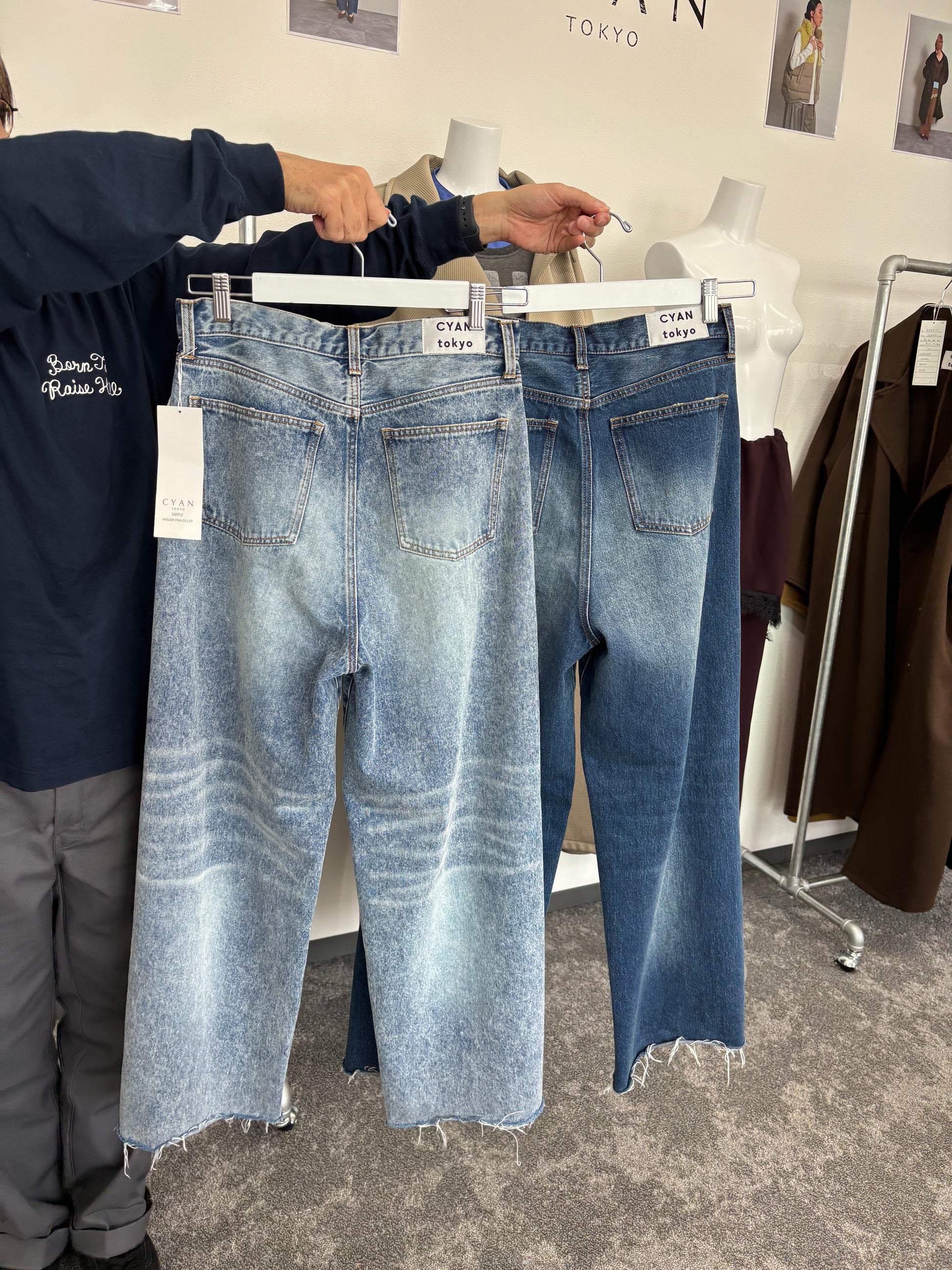 【予約⚡︎販売】クラッシュデニムヴィンテージワイドパンツ／604494／CYAN tokyo／2026 AW#1