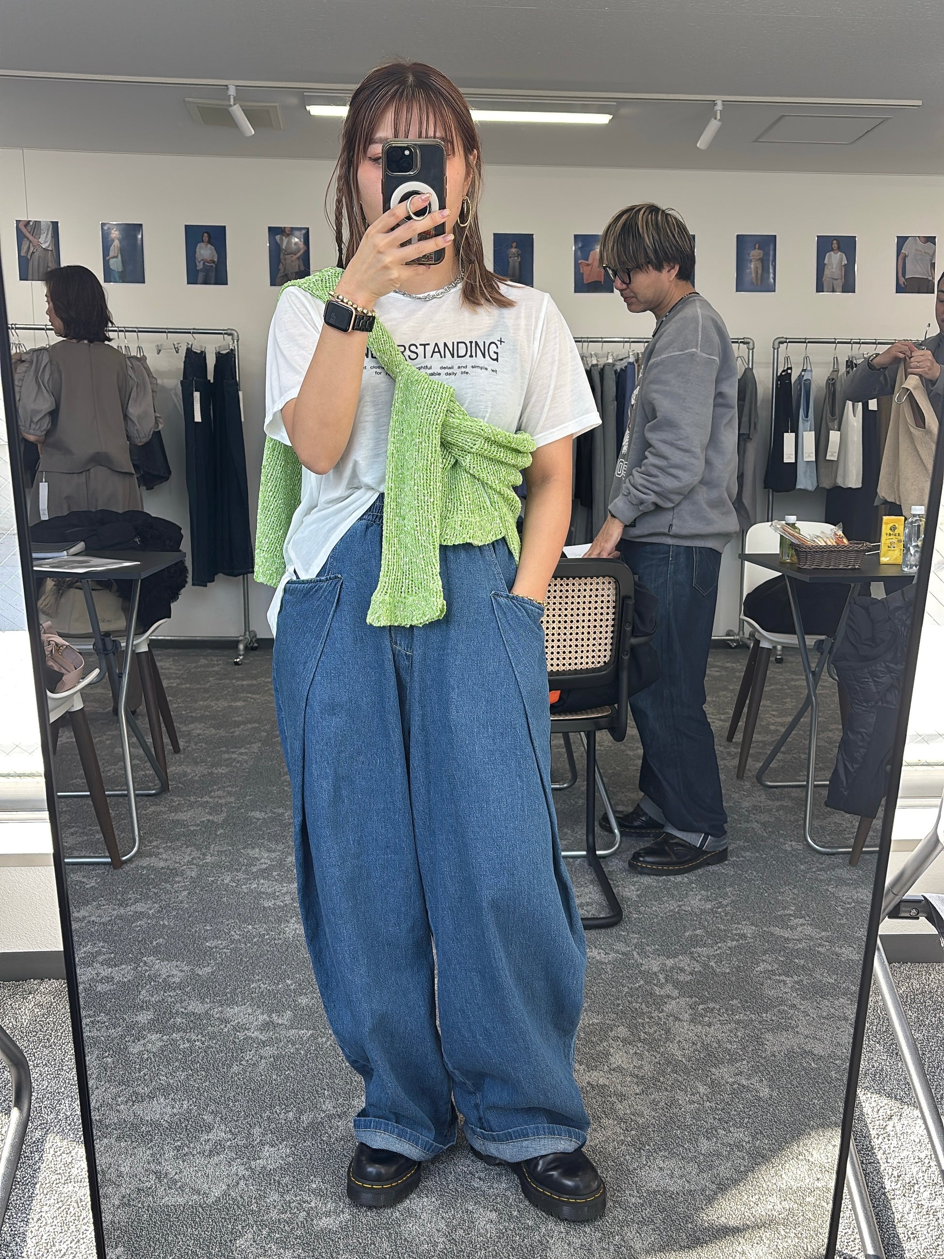 【予約販売】ネップメッシュニットTOPS／601461／CYAN tokyo／2026 SS#2