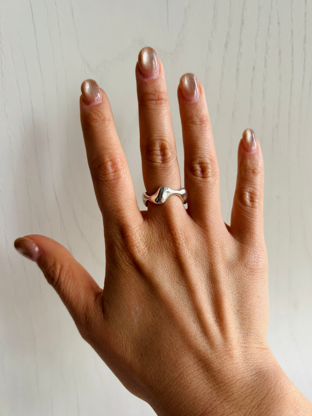 メルティーウェーブリング　＃11号／silver925