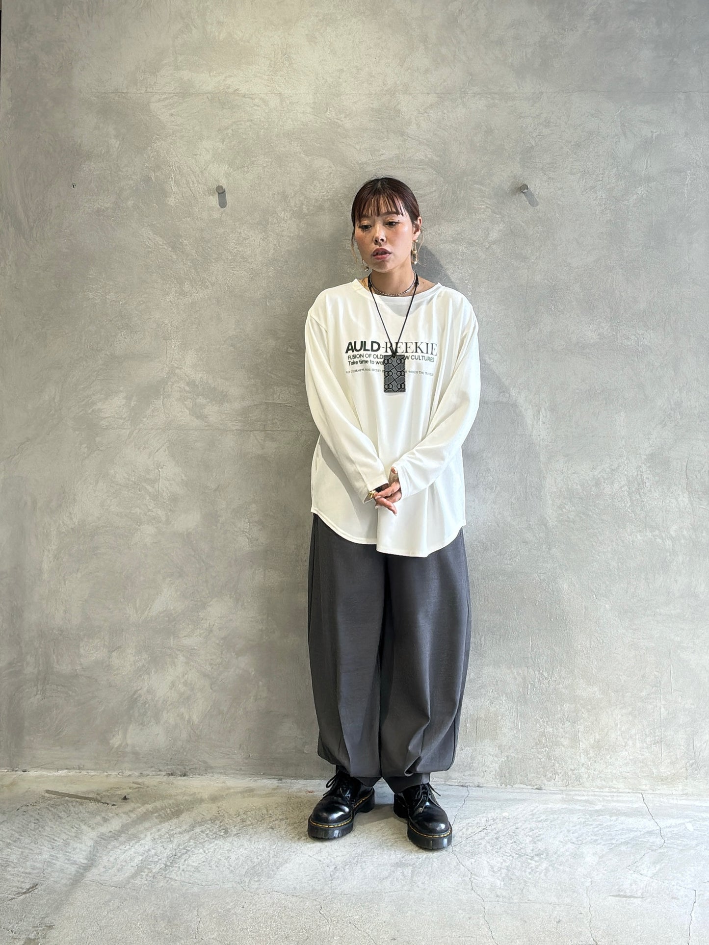 【再入荷】カフタックパンツ／Anna Kerry