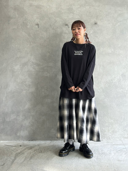 【再入荷】2way（DOG & LOGO）プリントカットソー／Dignite collier