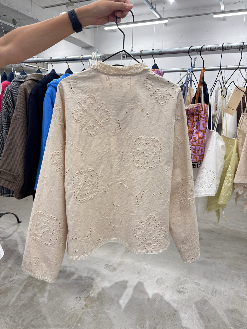 受付終了【予約⚡︎販売】カットワーク刺繍シャツ／8663201／LE MÉLANGE／2026 AW #2