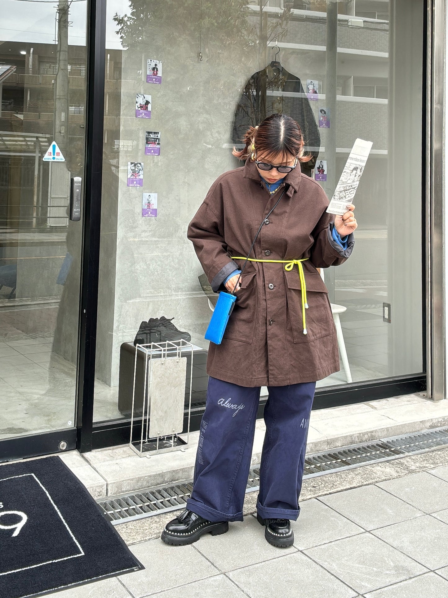 オーバーサイズカバーオール／LE MÉLANGE