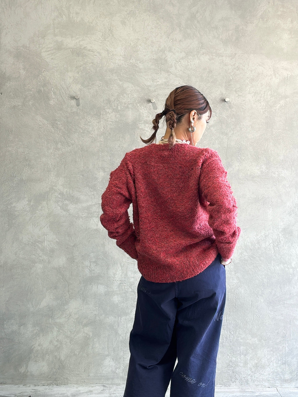 ループヤーンダメージニット／HCAE