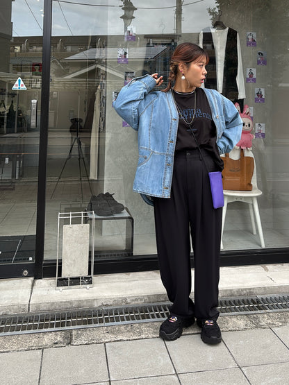 裏キルトダンガリージャケット／ayane