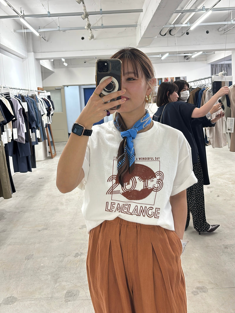 プリントTシャツ／8621008／LE MÉLANGE
