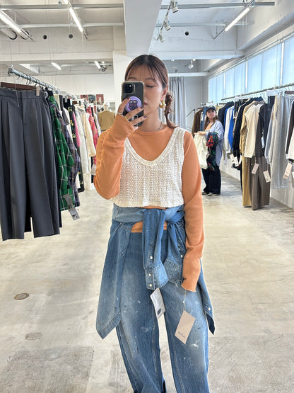 受付終了【予約販売】ボートネックカットソー／8611010／LE MÉLANGE