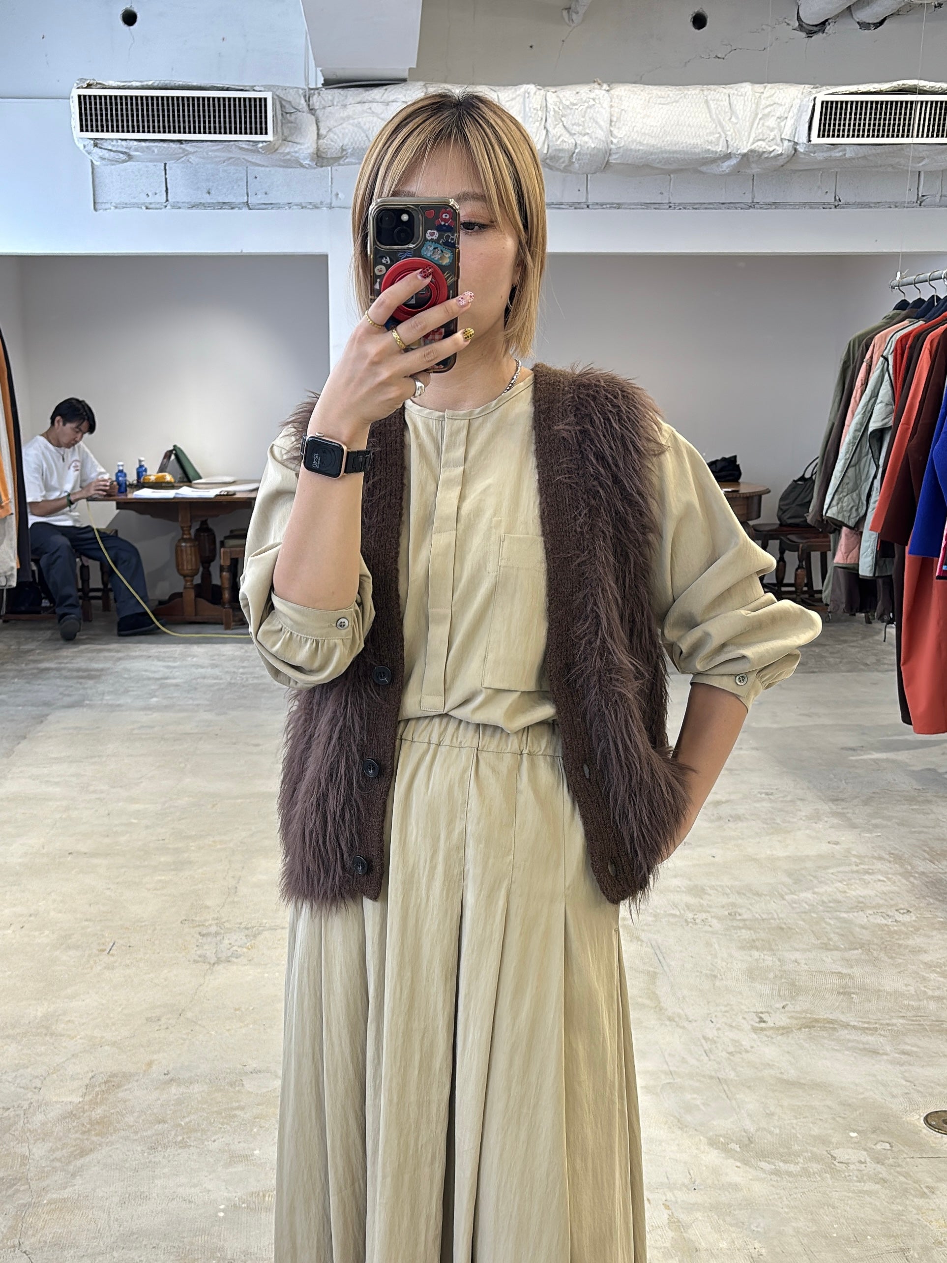 【予約⚡︎販売】タックフレアスカート／8653302／LE MÉLANGE／2026 AW #2