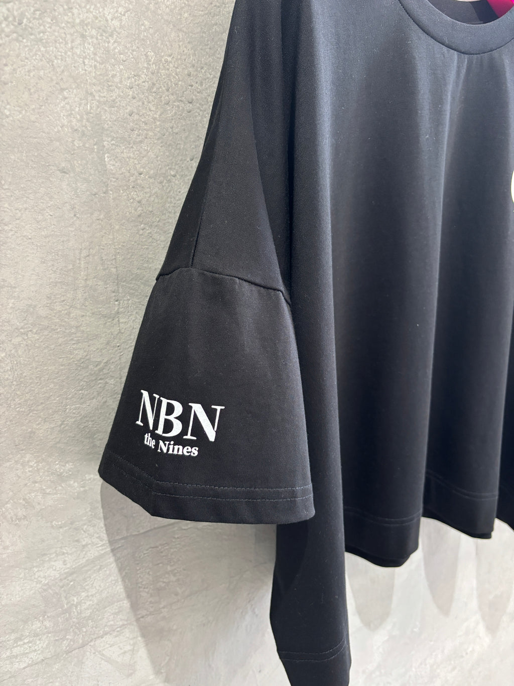 ショート丈ドライタッチTシャツ／No.9-the Nines-