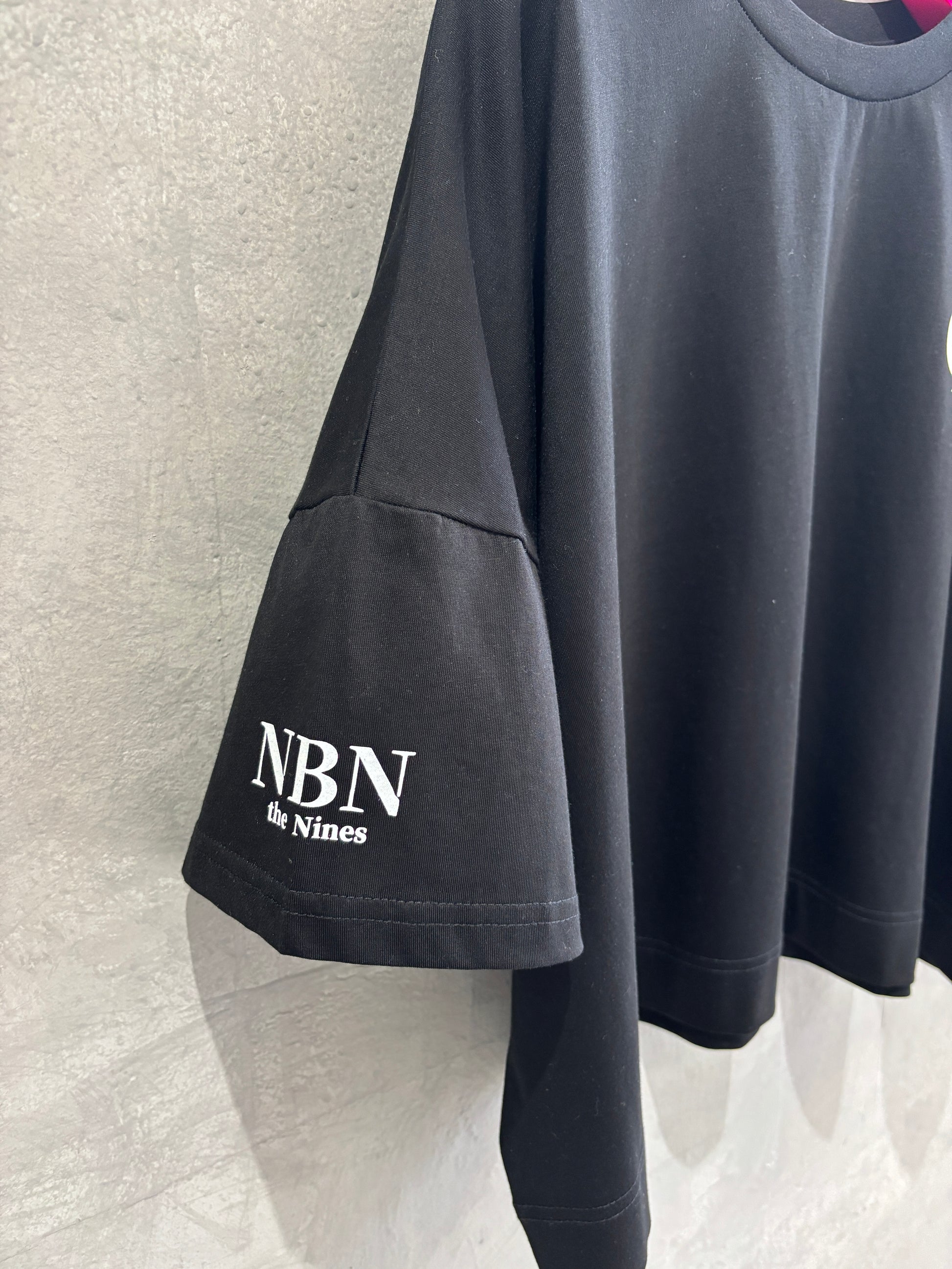 ショート丈ドライタッチTシャツ／No.9-the Nines-