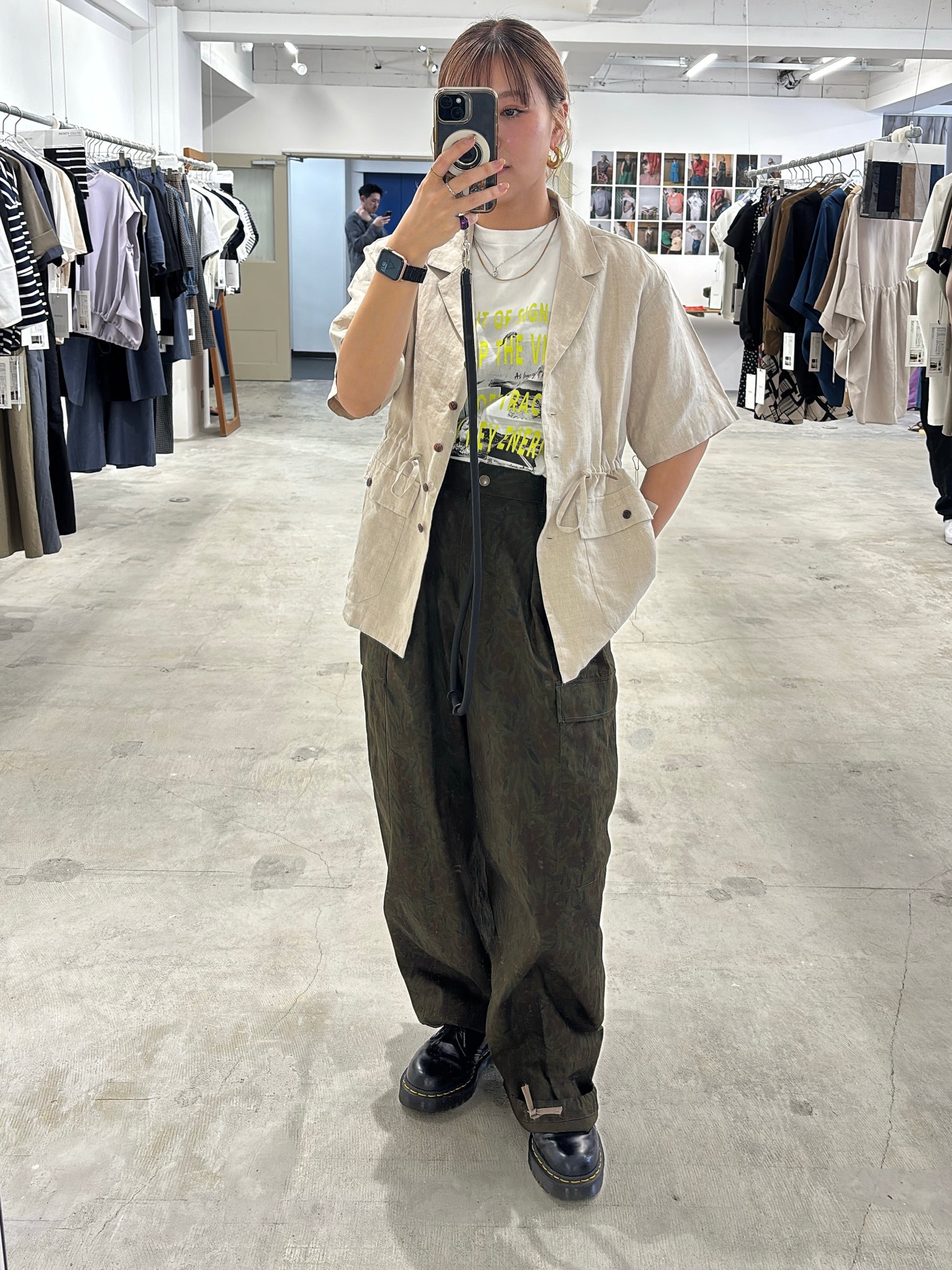 受付終了【予約販売】花柄プリントカーゴパンツ／8623505／LE MÉLANGE／2026 SS#2